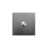 KTC-Home Premium Doorbell Iron Glimmer Curved Push Button 9 x