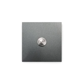 KTC-Home Premium Doorbell Iron Glimmer Curved Push Button 9 x 9 cm DB 703 UV and Weather Resistant Powder Coated