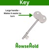 Howsehold Disabled Toilet Key UK [3 Pack] Radar Key for
