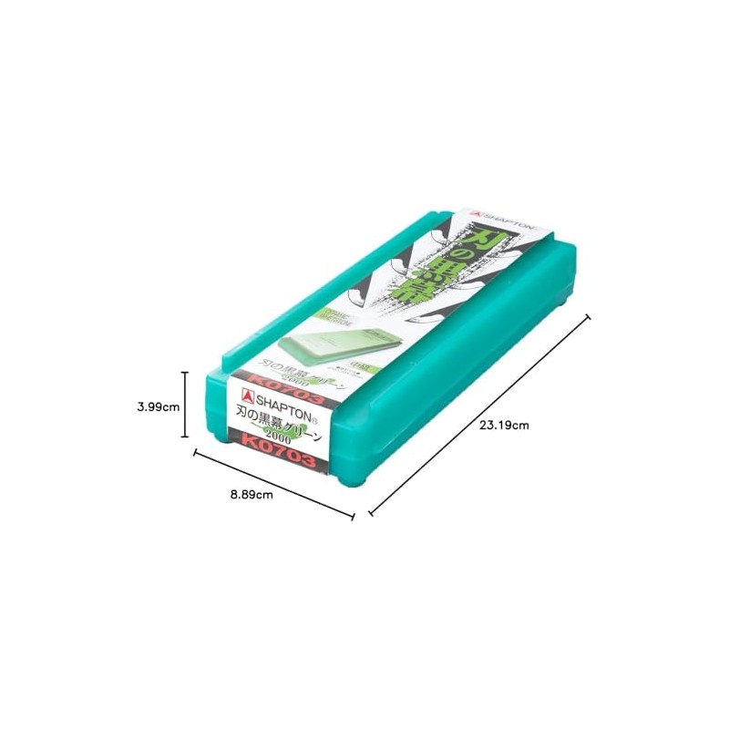 Shapton K0703 Blade Black Blade #2000 Green Whetstone