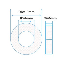 TOP-VIGOR 10 Pcs Pre-Lubricated Deep Groove Ball Bearing Rubber Cover Bearing Ball Bearings 626RS 6 * 19 * 6mm Bearing Steel Z1 Level