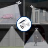 (Wire Free Solar Motion Light) Motion Sensor Solar Powered Outdoor