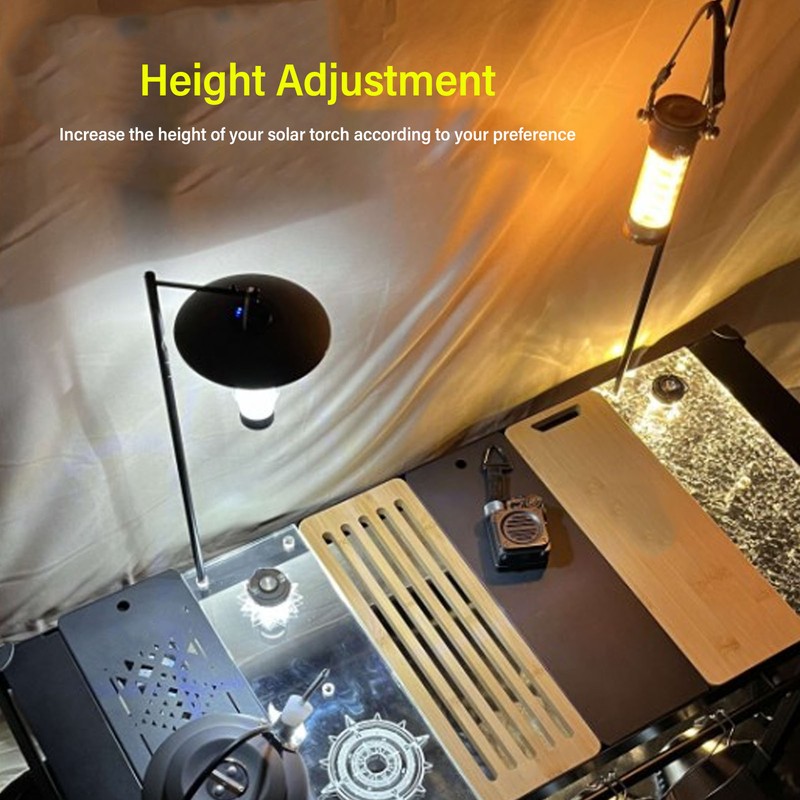 Adjustable Light Stand Hook Extended Tripod Aluminium Alloy Outdoor Light