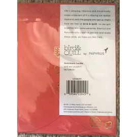 Papyrus NIP Papyrus Bird & Quill Blank “Our Happy Family...” $5.95 New Games