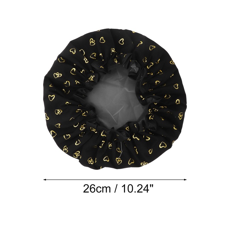 VOCOSTE Shower Cap Hair Cap Double Layer Waterproof Reusable Bath