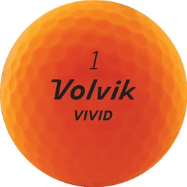 Volvik Vivid Matte Finish Orange Golf Balls (One Dozen)