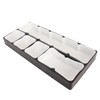 Waterproofs Watch Parts Storage Box with 5 Compartments Shockproof Organizer