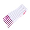 8pcs Crochet Hooks Curved Soft Handle Comfortable Portable Knitting Tool