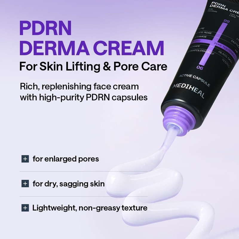 MEDIHEAL PDRN Derma Cream for Glass Skin & Pore Care