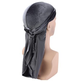 BUZZxSELECTION Women's Turban Bandana Cap Hat Velvet Casual Men's CAP158 (05 Khaki)