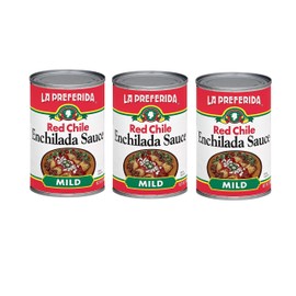 La Preferida Mexican Foods Red Chile Enchilada Sauce, Mild | Salsa de Chile Rojo para Enchiladas | 10 OZ (Pack of 3)