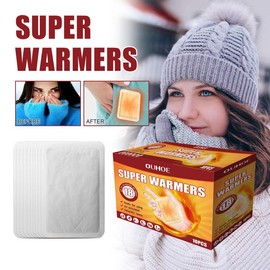 ouhoe Super Warmers - Disposable Fever Repellent Cold Keeping Warm Body Warmer, Simple to Use, Easy to Carry, Good Insulation for Winter Home Pack