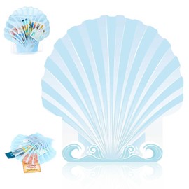 HSKMAKE 20pc Blue Seashell Hangover Kit Bags, Beach Bachelorette Party Favors, Last Toast on the Coast Recovery Kits, for Coastal Bridal Shower, Wedding Guest Gifts, Girls Trip Party Supplies