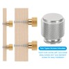 PATIKIL 1 Inch Dia. Cabinet Knobs, 10pcs Knurled Drawer Round