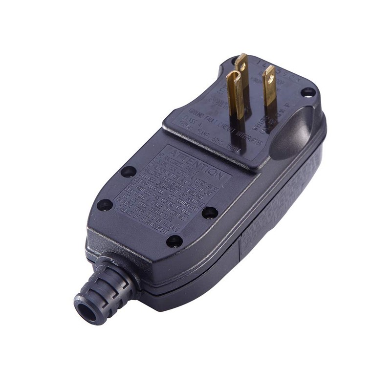 WELLONG Replacement GFCI Plug for Pressure Washer Pool Pump 15Amp