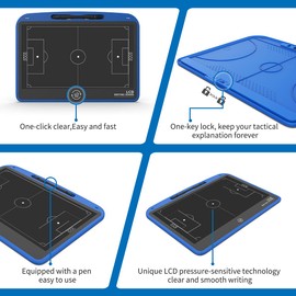 VNVDFLM LCD Basketball Coaching Board, Electronic Tactical Training Board,Basketball Coach Board Basketball Coaching Equipment/Accessories,Basketball Coach Gifts for Men