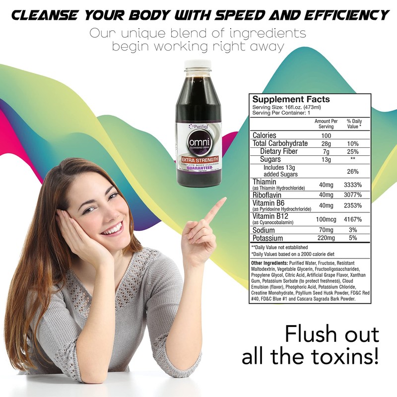 Omni Detox Cleanse Drink - Full Body Detox Juice -