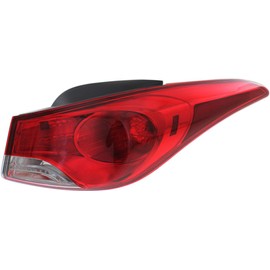 Garage-Pro Tail Light for Hyundai Elantra 2011-2013 RH Outer Assembly Halogen Sedan USA Built