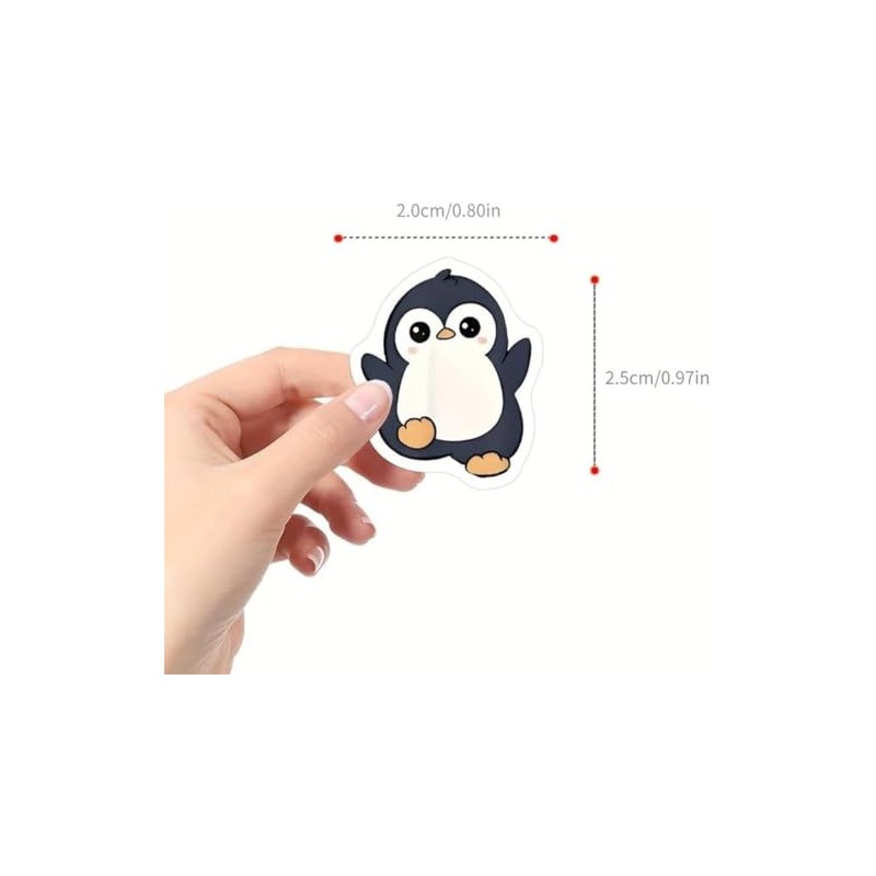 CAA Trading™ 100 x Cute Cartoon Penguin Reward Stickers Labels
