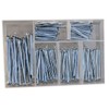 Galvanised Steel Pegs – 165 Piece Nail Assortment. Length: 50/35/25