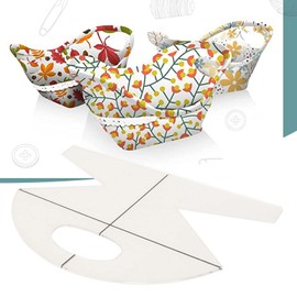 10 Inches Bowl Cozy Template, Transparent Quilting Templates Clear Acrylic Bowl Wrap Sewing Pattern Templates Bowl Cozy Template Cutting Ruler for Quilting