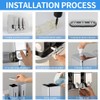 prosfalt 3 x 500ml per Cup Wall Mounted Manual Soap