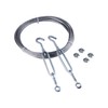 AOMIKITSTU Wire Rope Set, 10 m 4 mm 6 x