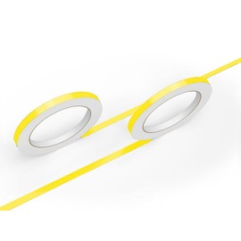 Rvinyl 3M 50 Lemon Yellow Gloss Vinyl Pinstriping Tape - Vinyl Striping Lines Stickers, Striping (3/4in x 150ft Roll)