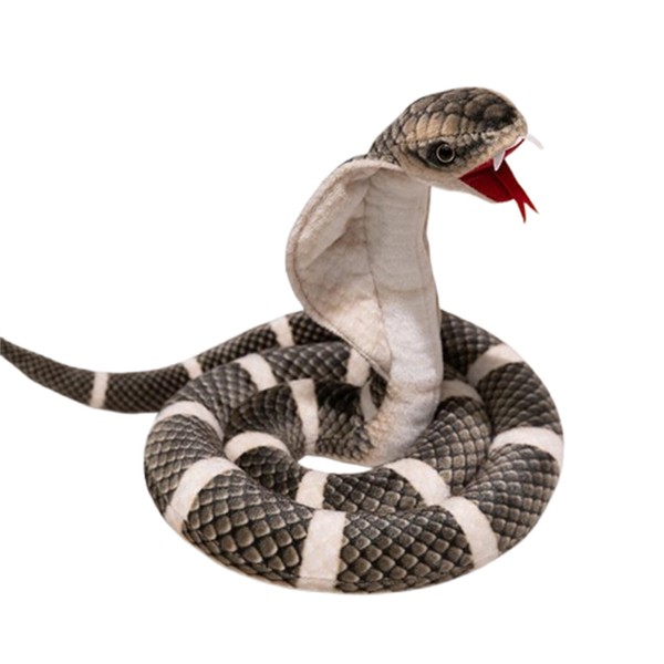champracer Snake Cuddly Toy, Plush Large Snake Toy, Realistic Plush