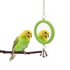 Hypeety Pet Bird Mirror with Bell Interactive Parrot Toy Bird