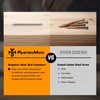 FM FastenMon Composite Trim Screws, #8 x 3, Stainless Steel