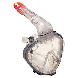 Typhoon Full Face Mask & Snorkel Set - Clear/Smoke L/XL