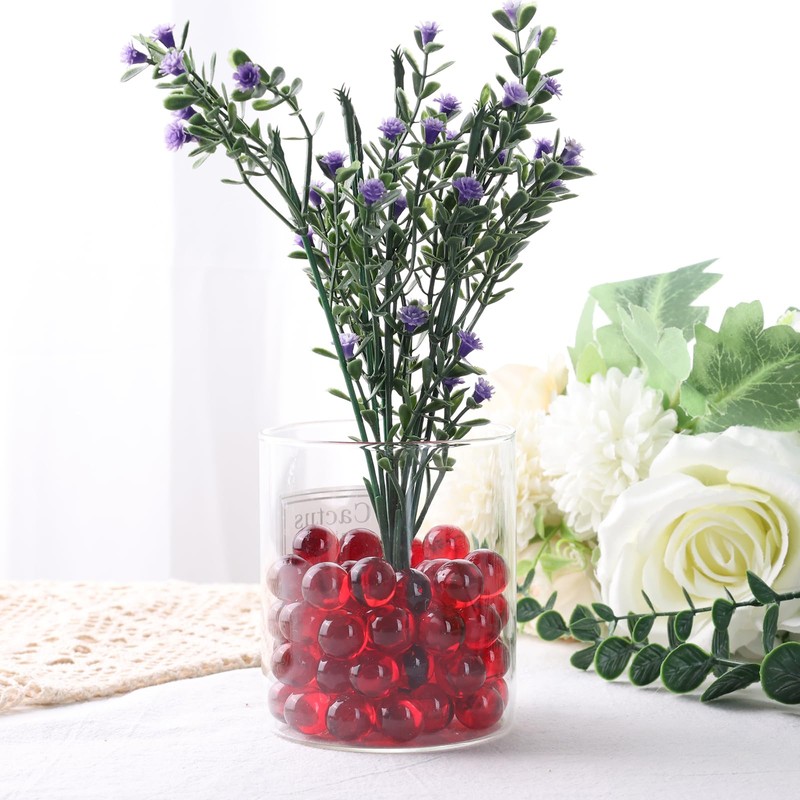 DomeStar 1LB Glass Marbles Bulk, Marbles for Vases 0.63 Inch