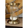 Deco 79 Metal Timer Hourglass Sand , 6" x 6"