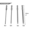 Saipor 10pcs 100mm Magnetic Flat Slotted Phillips Cross Head Screwdriver