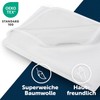 Blumtal Waterproof Mattress Protector, Breathable Mattress Topper, No Crinkles, White