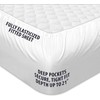 COONP King Mattress Topper, Extra Thick Pillowtop, Cooling Plush Mattress