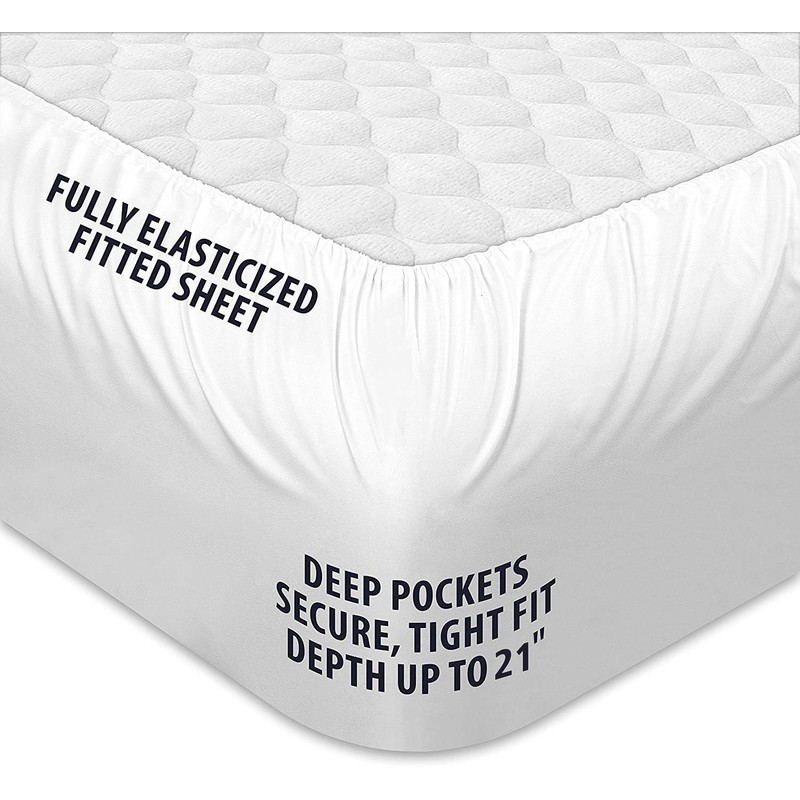 COONP King Mattress Topper, Extra Thick Pillowtop, Cooling Plush Mattress