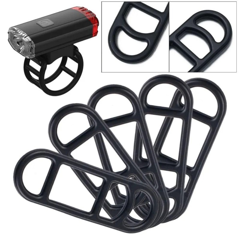 Set of 5 Bicycle Light Mount Belt Holder for Cycling
