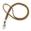 trage.band® Long Adjustable Lanyard Neck Strap with Carabiner Hook Khaki