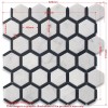 Stone Center Online C327XP 2" Hexagon Carrara White Marble w/