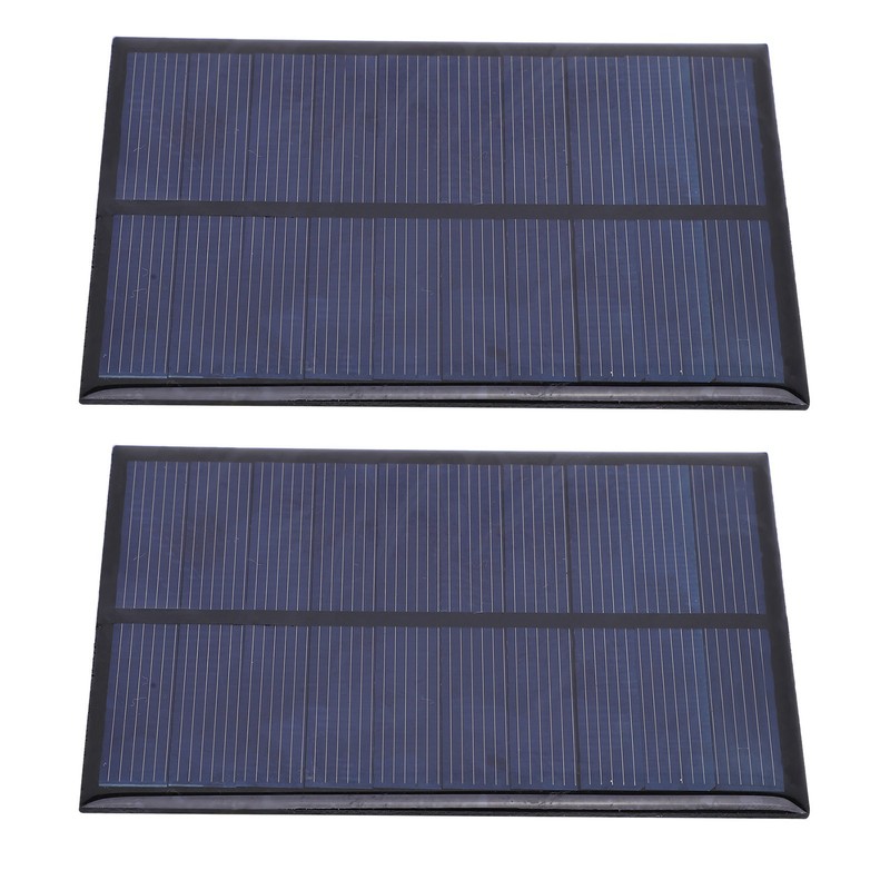 2Pcs Mini Solar Panel Epoxy Power Module Battery Polysilicon Industrial