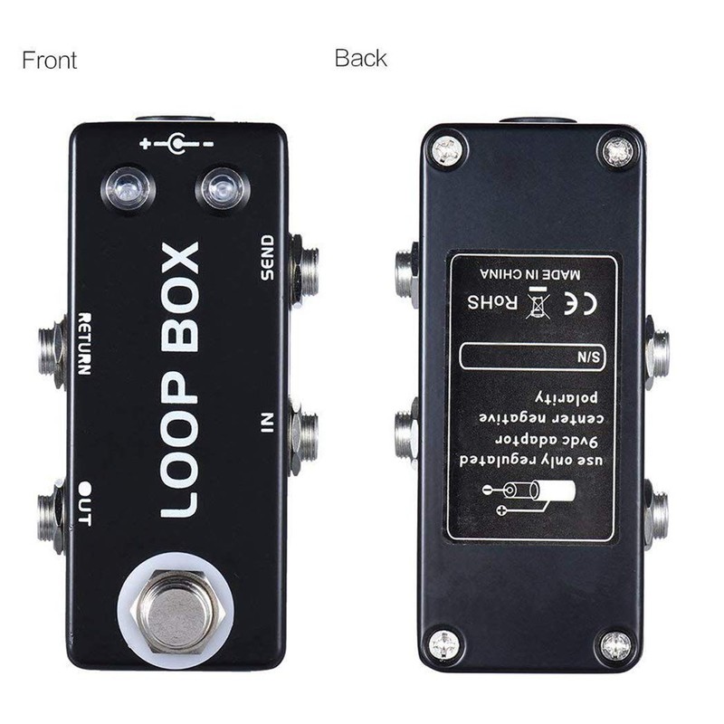 YMUZE Moskyaudio Mini Loop Box Guitar Effect Pedal with Channel