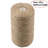FanLyDao 400Feet 3mm Twine String Jute Rope for Crafts/Packing/Garden (3mm