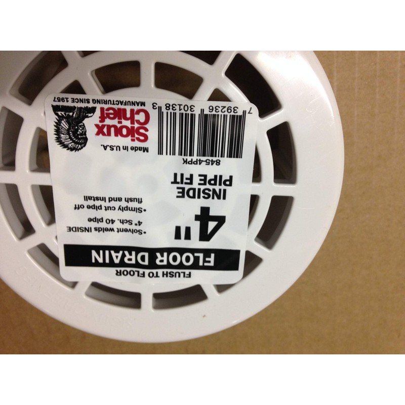 Sioux Chief 4 in. Dia. PVC Inside Pipe Drain