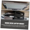 Gadpiparty 1 Set Under Desk Laptop Stand Metal Bracket for