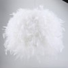 Feather Pendant Droplight Hanging Lamp for Living Room Exhibition Hall