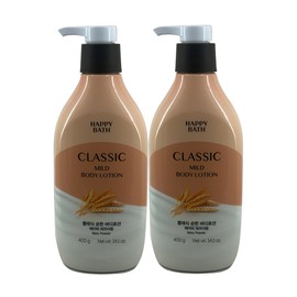 Happy Bath Classic Mild Body Lotion 400g x 2 / 해피바스 클레식 순한바디로션 400g 2개