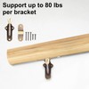 RealPlus Handrail Stair Brackets 5pcs Heavy Duty Hand Rail Bracket