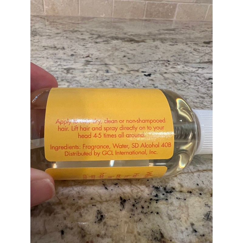 Hair Shots Cupcake Perfume Quality Heat Activated 3 oz Hair